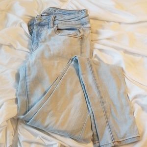 Light denim skinny Jean's